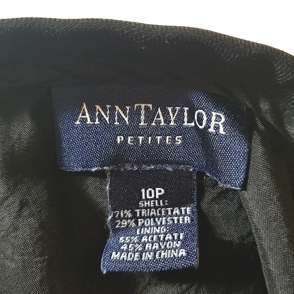 Ann Taylor Petites Black Skirt